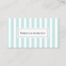 Recherche de rayures en pastel cartes visite Pour elle