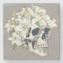 Zoek naar schedel ontwerp onderzetters Memento mori