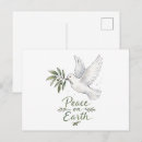 Recherche de colombe de paix cartes postales Paix sur terre