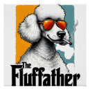 Recherche de caniche vintage posters Chiot