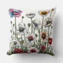 Recherche de pavot coussins Illustration
