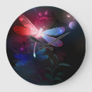Zoek naar dragonfly klokken Zwart