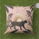 Recherche de noir léopard coussins Animaux de la jungle