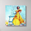 Recherche de toile de dame Vintage