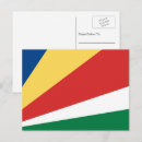 Recherche de drapeau seychelles cartes postales République des seychelles