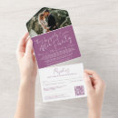 Recherche de bonheur invitations Blanc
