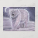 Recherche de nuit polaire cartes postales Hiver