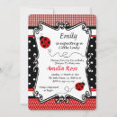 Recherche de lady bug baby shower invitations Coccinelle