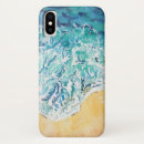 Recherche de sable coloré iphone coques Bleu