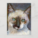 Zoek naar siamese kat briefkaarten Schilderij