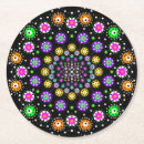 Recherche de mandala dessous de verres Dessiné à la main