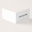 Recherche de vide cartes visite Créez votre propre