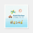 Recherche de avions papier serviettes Baby shower garçon