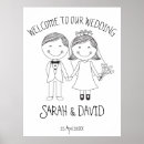 Recherche de drôles mariage posters Noir et blanc