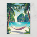 Recherche de phi de phi de koh cartes postales Thaïlande