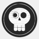 Recherche de crâne autocollants Grunge