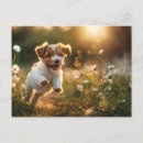 Recherche de petit chiot cartes postales Dog