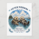 Recherche de loutres cartes postales Vie marine