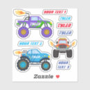 Recherche de monstres colorés autocollants Boy