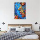 Recherche de portrait femme art Fleurs