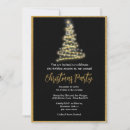 Recherche de noir et or noël invitations Paillettes