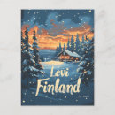 Recherche de finlande vintage cartes postales Hiver