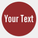 Zoek naar donkerrode kleur stickers Sjabloon