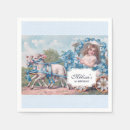 Zoek naar ouderwetse bloemen servetten Vintage