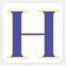 Recherche de lettre h autocollants Fleur