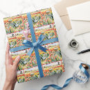 Recherche de vélo papier cadeau Aquarelle