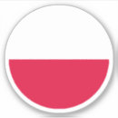 Recherche de pologne autocollants Drapeau
