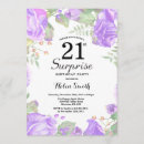 Recherche de floral 21ans anniversaire invitations Vingt et un
