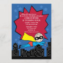 Recherche de super héros invitations Superhero