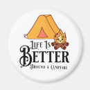 Recherche de feu de camp magnets Tente