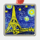 Recherche de tour eiffel la nuit ornements France