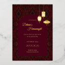 Recherche de style oriental invitations Bride