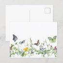 Recherche de fleurs vives cartes postales Papillon