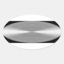 Recherche de acier inoxydable autocollants Métal