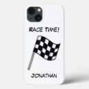 Recherche de voiture de course iphone coques Drapeau à damiers