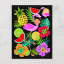 Recherche de ananas rose cartes postales Flamant