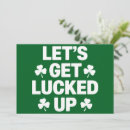 Recherche de irlandais invitations Leprechaun