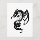 Recherche de tatouage dragon cartes postales Tribal