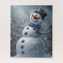 Recherche de bonhommes de neige puzzles Amusant