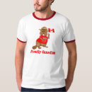 Recherche de castor canadien tshirts Drapeau