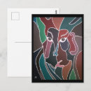 Recherche de portrait abstrait cartes postales Abstract
