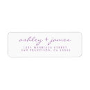 Recherche de wedding étiquettes adresse retour Invités