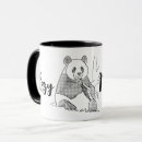 Recherche de panda mignon tasses Endormi