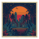 Recherche de rétro futuriste art Coloré