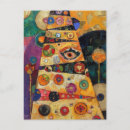Recherche de arbre de noël abstrait cartes postales Coloré