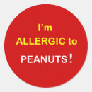 Zoek naar pinda allergie stickers Waarschuwen